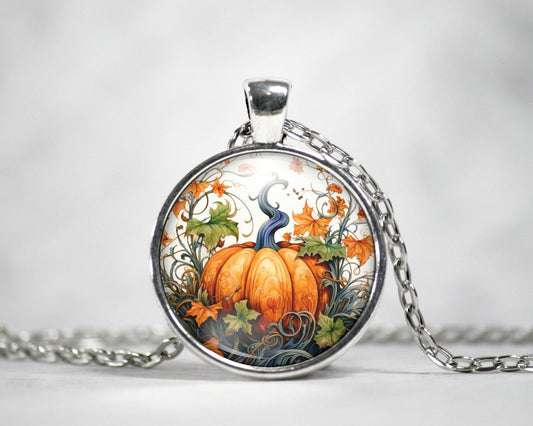 Halloween Pumpkin Necklace
