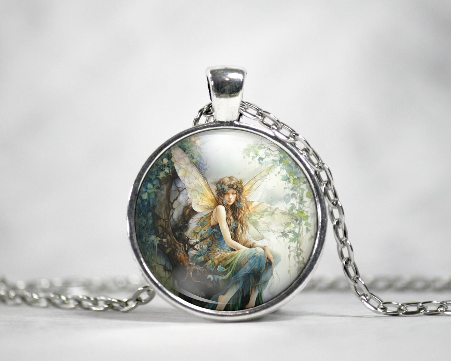 Woodland Fairy Pendant Necklace