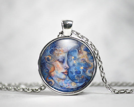 Celestial Crescent Moon Necklace