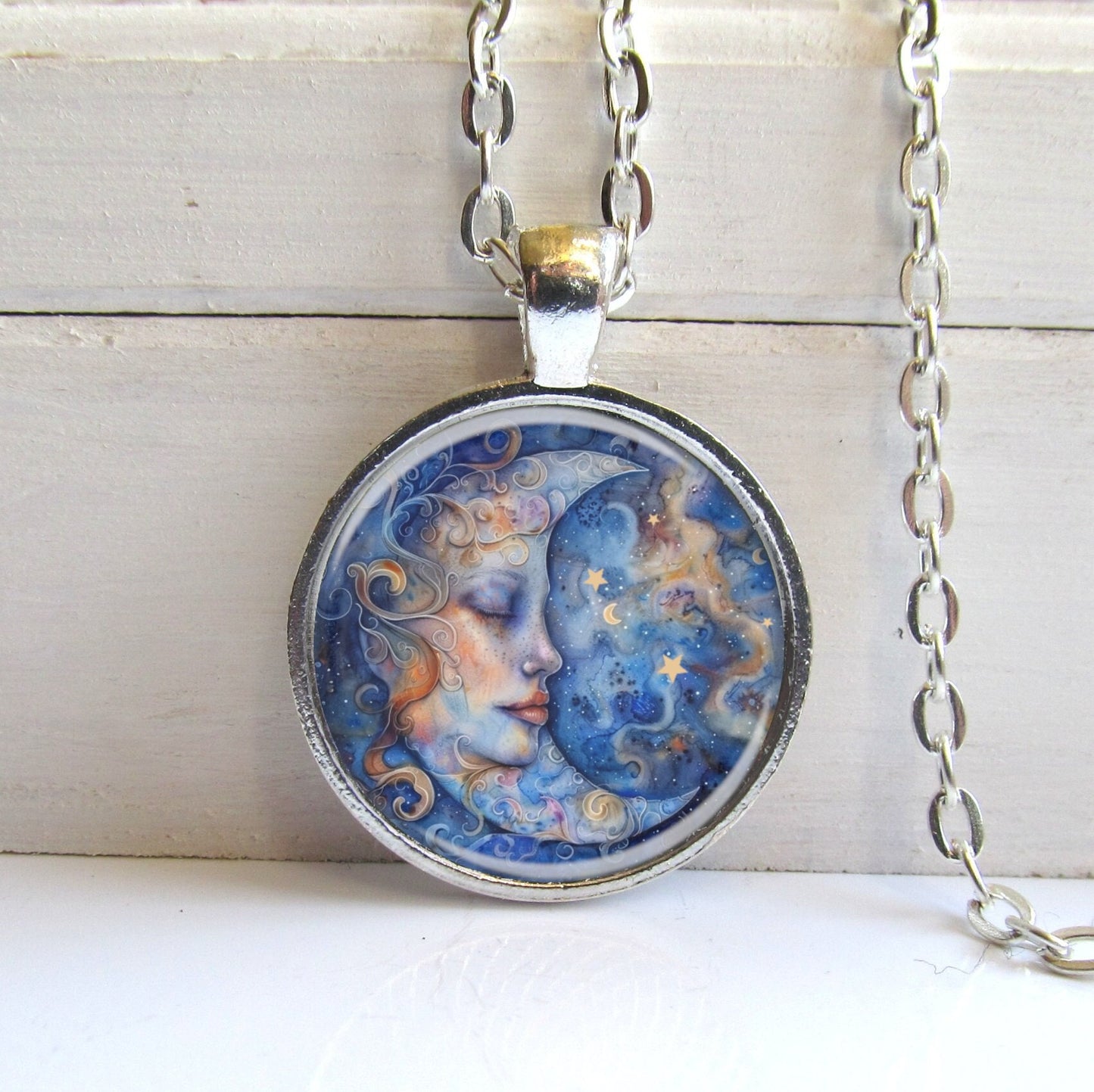 Celestial Crescent Moon Necklace